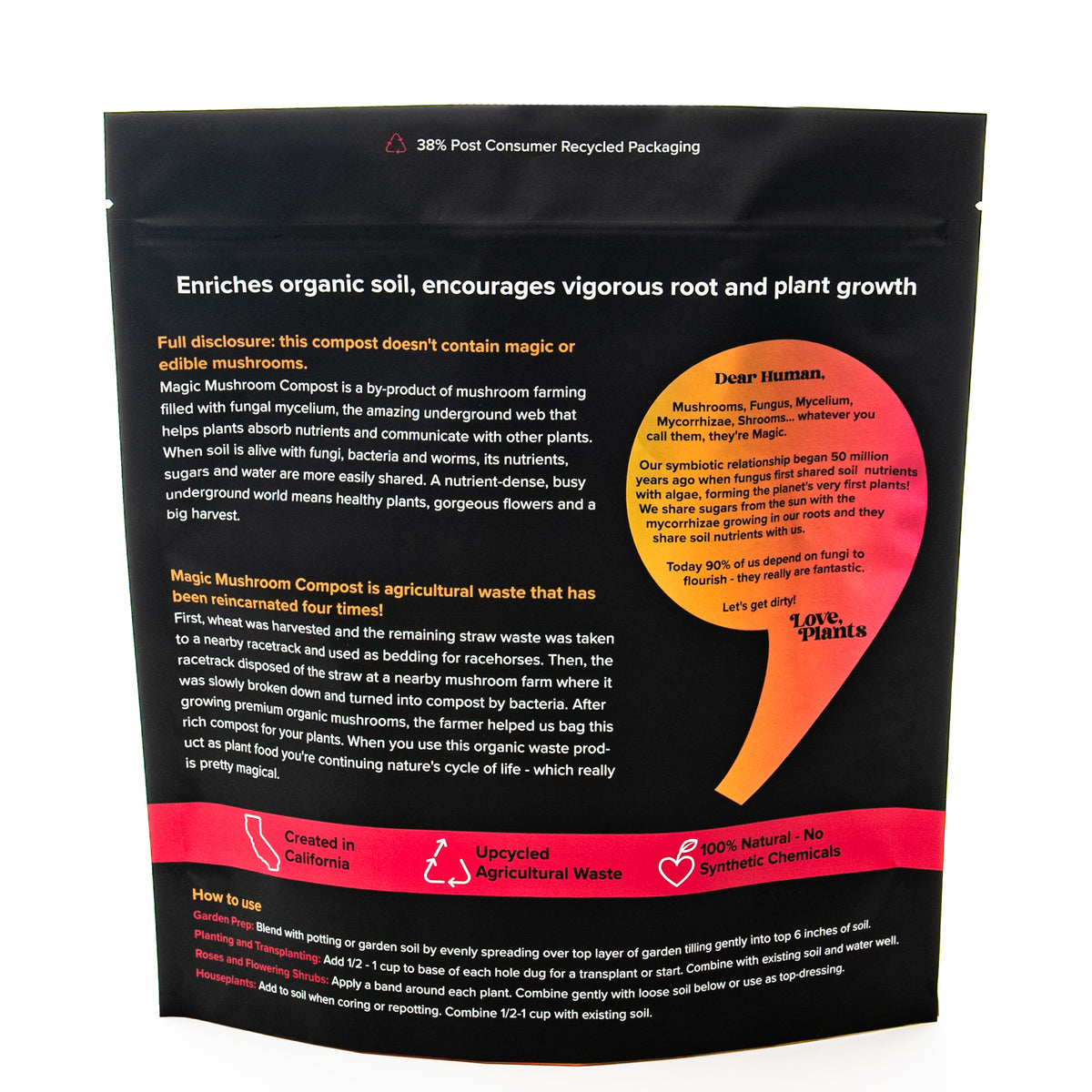 mushroom fertilizer for plants Magic Mushroom Compost by Love, Plants