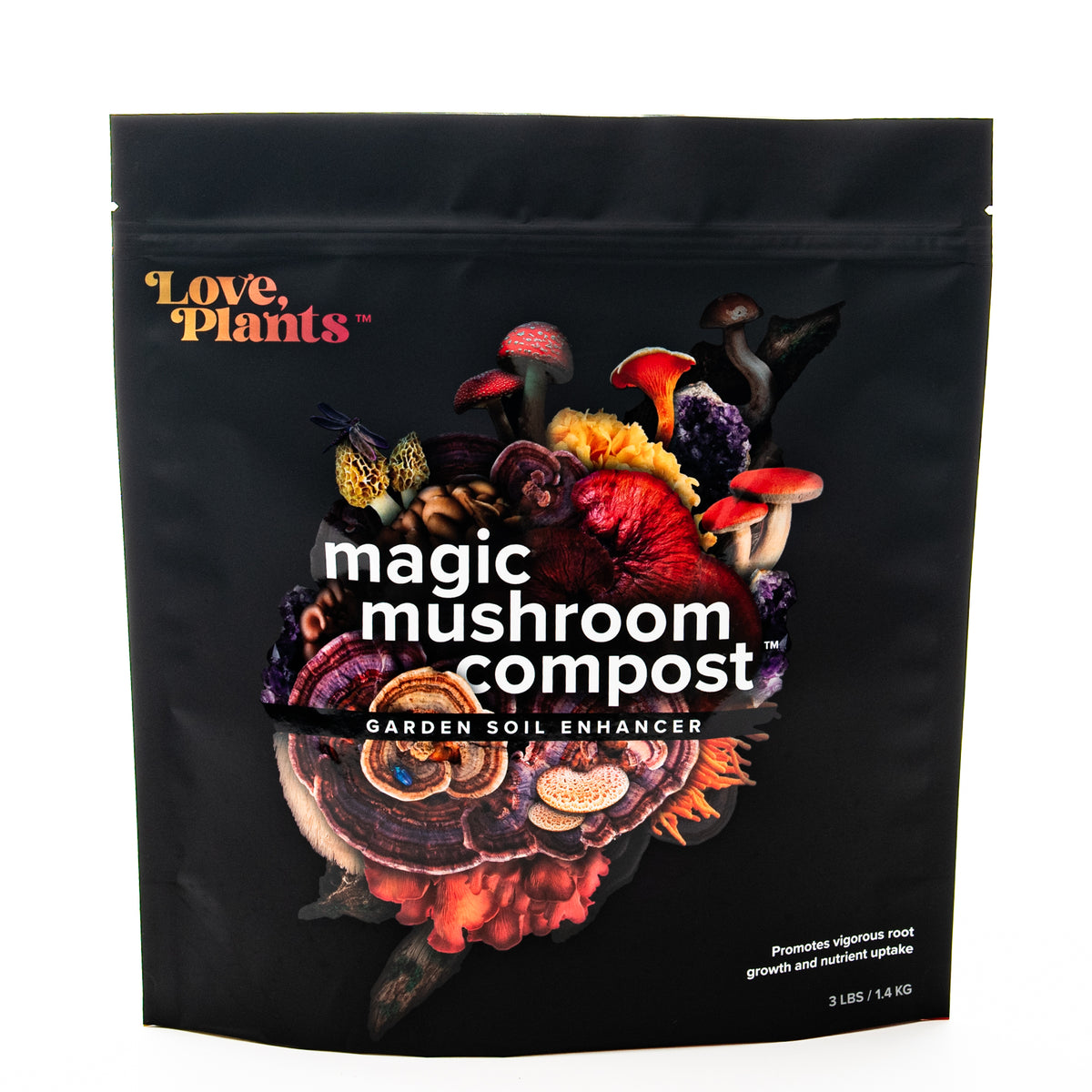Magic Mushroom Compost garden soil enhancer front of bag product image